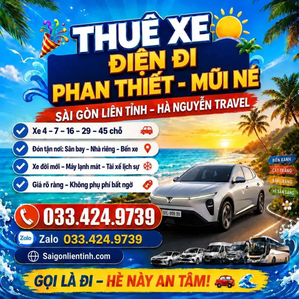 Thuê Xe Điện Đi Phan Thiết - Mũi Né